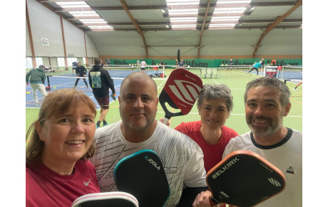 Pickleball : nos Montagnards médaillés à Poitiers !
