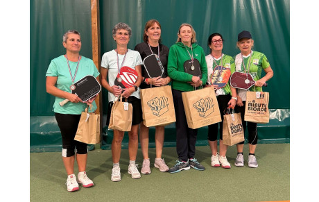 Pickleball : quelle moisson de médailles ! 